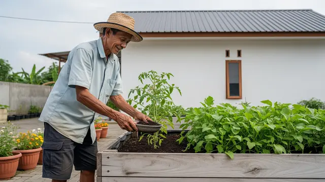 Ide Kebun Sayur Sederhana untuk Usia 60 Tahun ke Atas