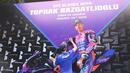 Toprak merasa sangat bersyukur mendapatkan dukungan moral tambahan menjelang debutnya di MotoGP pada musim 2026. (Bola.com/M Iqbal Ichsan)