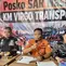 Kepala Kantor Pencarian dan Pertolongan Kelas A Banjarmasin I Putu Sudayana selaku SAR Mission Coordinator (tengah) dalam konferensi pers perkembangan operasi SAR Kapal Virgo Transport 8 di Banjarmasin, Kalimantan Selatan, Minggu (13/9/2026) (Antara)