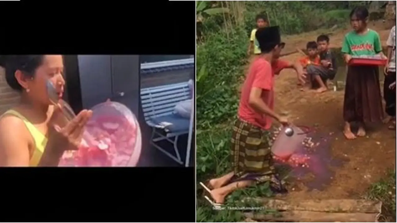 6 Potret Orang Tak Sengaja Jatuhkan Es Buah Ini Bikin Nyesek, Gagal Dinikmati
