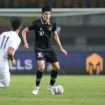Pemain Timnas Indonesia, Elkan Baggott saat laga uji coba FIFA Matchday antara Timnas Indonesia menghadapi Curacao di Stadion Gelora Bandung Lautan Api (GBLA), Bandung, Jawa Barat, Sabtu (24/9/2022) malam WIB. (Bola.com/Bagaskara Lazuardi)