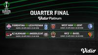 Jadwal Leg 2 8 Besar UEFA Conference League, Live di Vidio 20-21 April: Fiorentina vs Lech Poznan