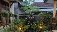 Ide Taman Rumah dengan Kolam Ikan untuk Healing. (Foto: Gemini AI)