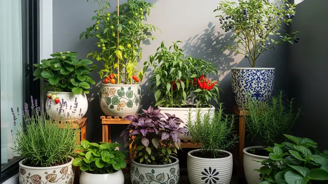 Kebun Buah Mini dalam Pot Estetik