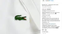 Seperti apa perubahan logo yang dilakukan Lacoste? Simak selengkapnya di sini! (instagram/lacoste)