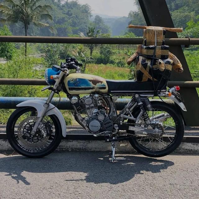 10 Potret Modifikasi Honda CB Herex Style, Ciri Khas Modif Klasik Ala Jawa Tengah-Jawa Timur