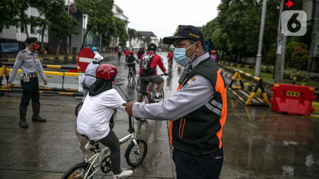 FOTO: Kawasan Kota Tua Ditutup untuk Penerapan Zona Rendah Emisi