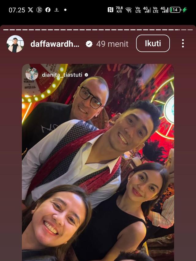 6 Bukti Kedekatan Ariel Tatum dan Daffa Wardhana, Dikabarkan Punya Hubungan Spesial