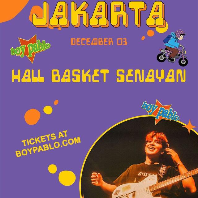 Boy Pablo konser di Jakarta. (Instagram/ kulture.vol)