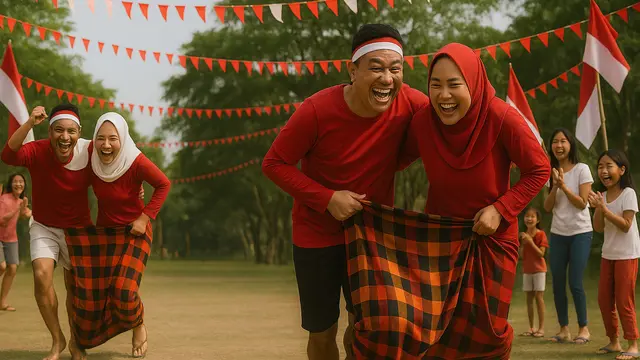 Inspirasi Lomba Couple 17 Agustus/Ilustrasi gambar oleh AI