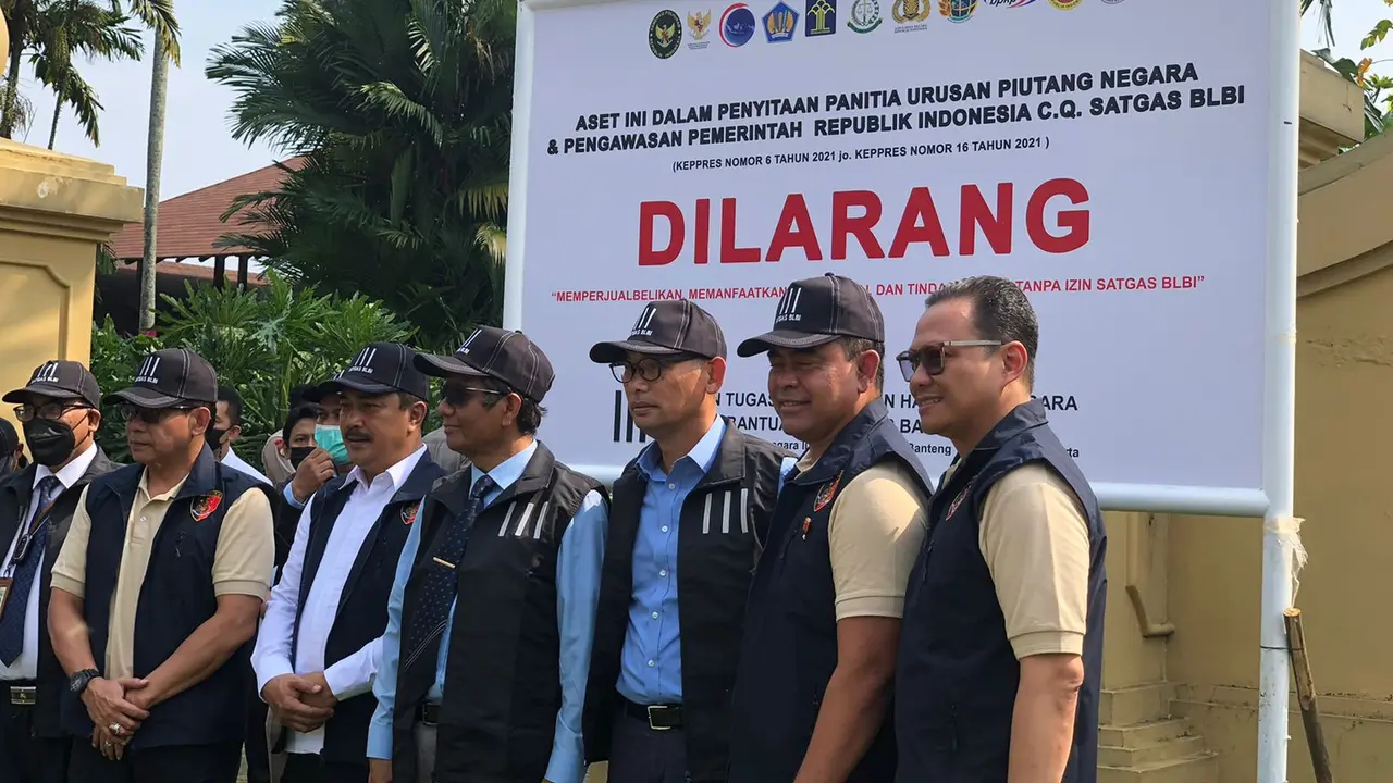 Penyitaan aset obligor oleh Satgas BLBI