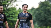 Kiper Persija Jakarta, Shahar Ginanjar. (Bola.com/Nandang Permana)