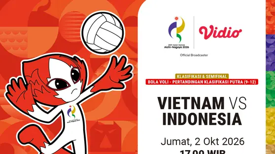Jadwal Asian Games 2026 Men’s Volleyball - Vietnam vs Indonesia: Misi Bangkit Lawan Vietnam di Vidio
