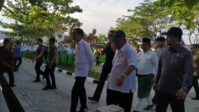 Presiden Jokowi Resmikan Rehabilitasi MTsN 3 Pekanbaru