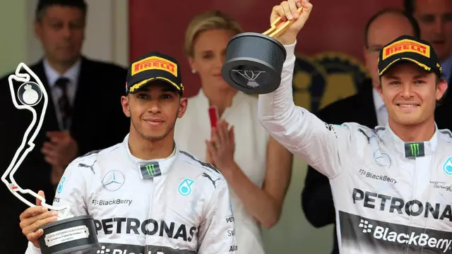 Lewis Hamilton dan Nico Rosberg