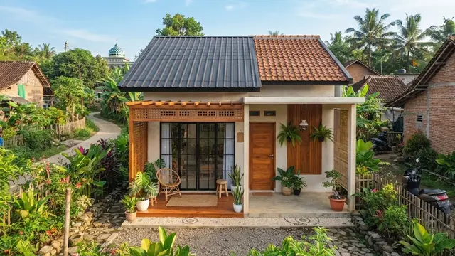 9 Inspirasi Rumah Kampung Sederhana dengan Tampilan Kekinian, Hunian Lebih Modern