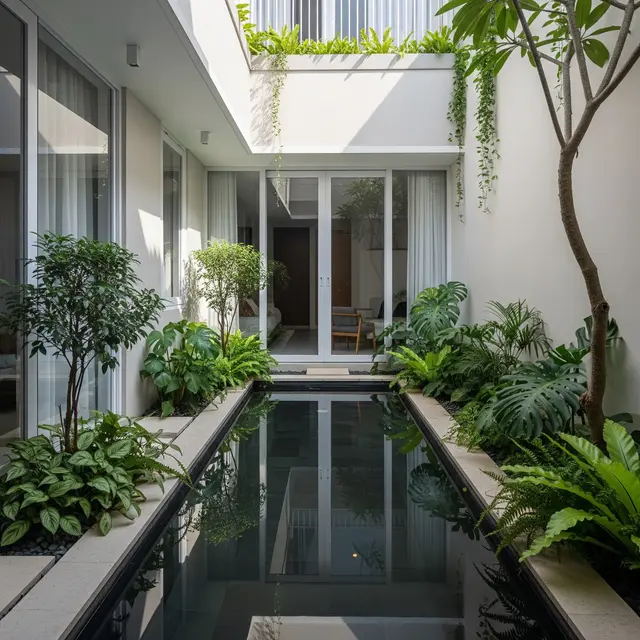 9 Hidden Courtyard untuk Rumah Perkotaan, Solusi Hunian Asri dan Sehat