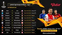 Jadwal Leg 2 Babak 32 Besar Liga Europa di SCTV dan Vidio: AC Milan dan Arsenal Wajib Menang