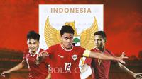 Timnas Indonesia - Witan Sulaeman, Muhammad Ferrari, Syahrian Abimanyu (Bola.com/Adreanus Titus)