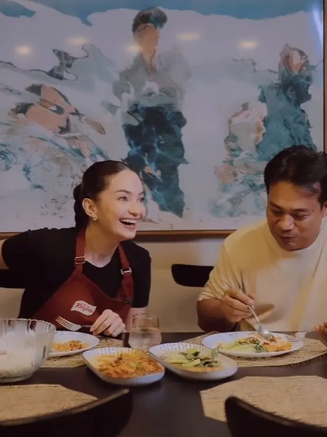 Enzy Storia miliki dapur minimalis (Instagram/enzystoria)