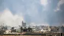Kementerian Kesehatan Gaza pada Senin (21/7/2025) mengatakan dalam 24 jam terakhir ada 134 jenazah dibawa ke rumah sakit. Sementara, 1.155 orang terluka akibat serangan Israel. (Eyad BABA/AFP)