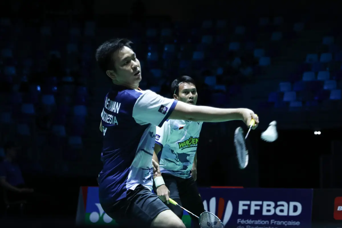 Mohammad Ahsan/Hendra Setiawan - French Open 2023 - Bulu Tangkis
