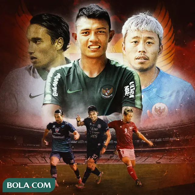 Timnas Indonesia - Ezra Walian, Dedik Setiawan, Kushedya Yudo
