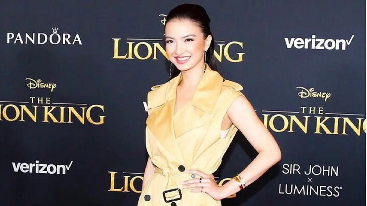 Raline Shah Saat Hadiri World Premier Film The Lion King di Amerika