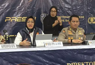 Direktur PPA PPO Polda Metro Jaya Kombes Rita Wulandari Wibowo, menjelaskan bahwa pihaknya mengelola platform pengaduan yang menjadi wadah masyarakat menyampaikan berbagai informasi terkait dugaan eksploitasi anak. (Liputan6.com/Ady Anugrahadi)