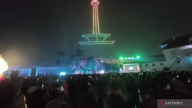 Jakarta Light Festival di Kota Tua Diserbu 25 Ribu Pengunjung
