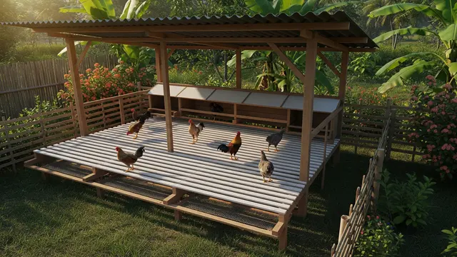 8 Desain Kandang Ayam Koloni Skala Rumahan yang Gampang Dibersihkan, Jaga Higienis