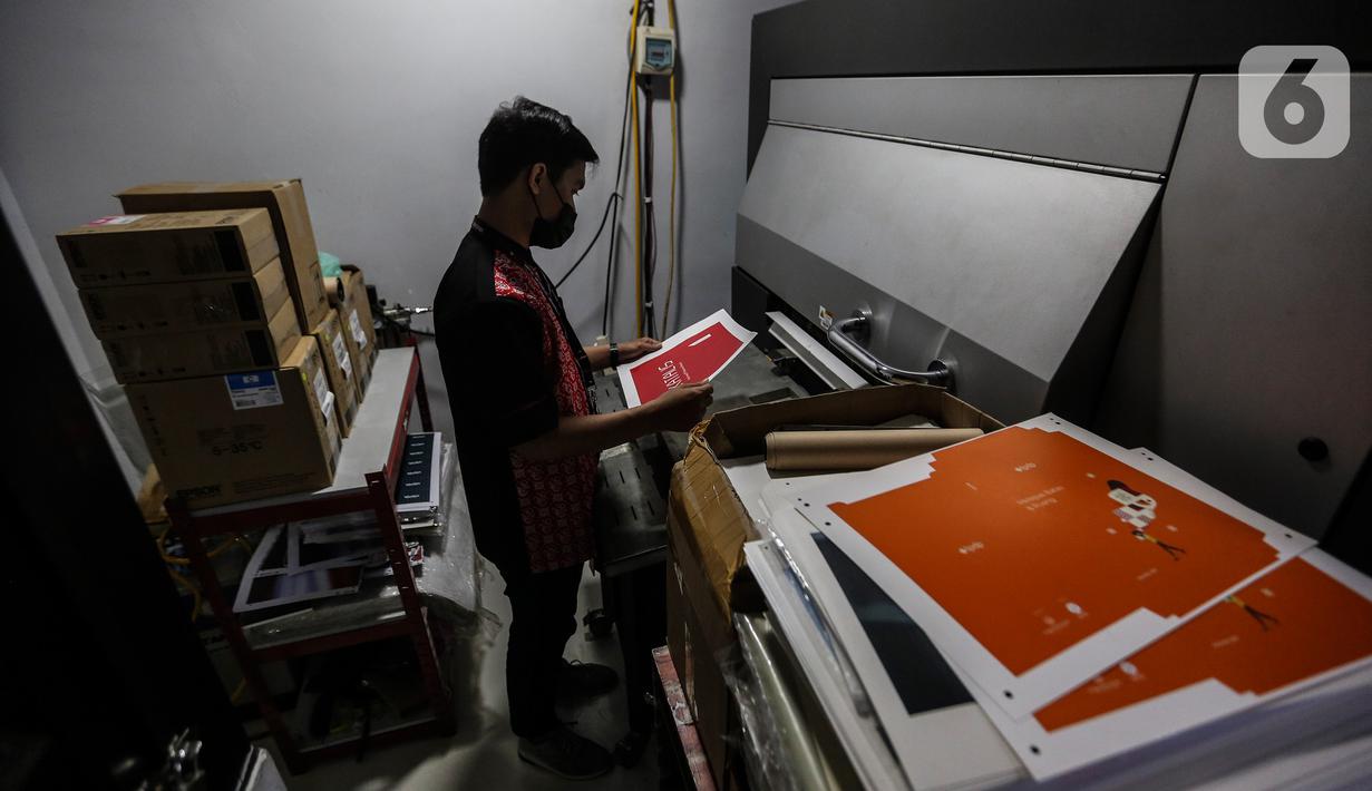 FOTO Industri Digital Printing Bertahan di Tengah Pandemi Bisnis