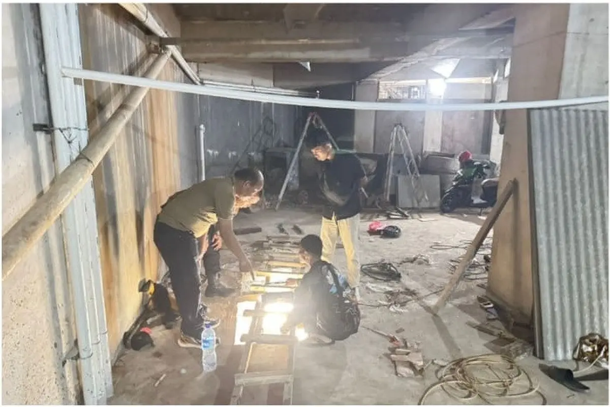 Empat pekerja ditemukan tewas di sebuah proyek bangunan bertingkat di Jalan TB Simatupang, Jagakarsa, Jakarta Selatan. (Dok. Istimewa)