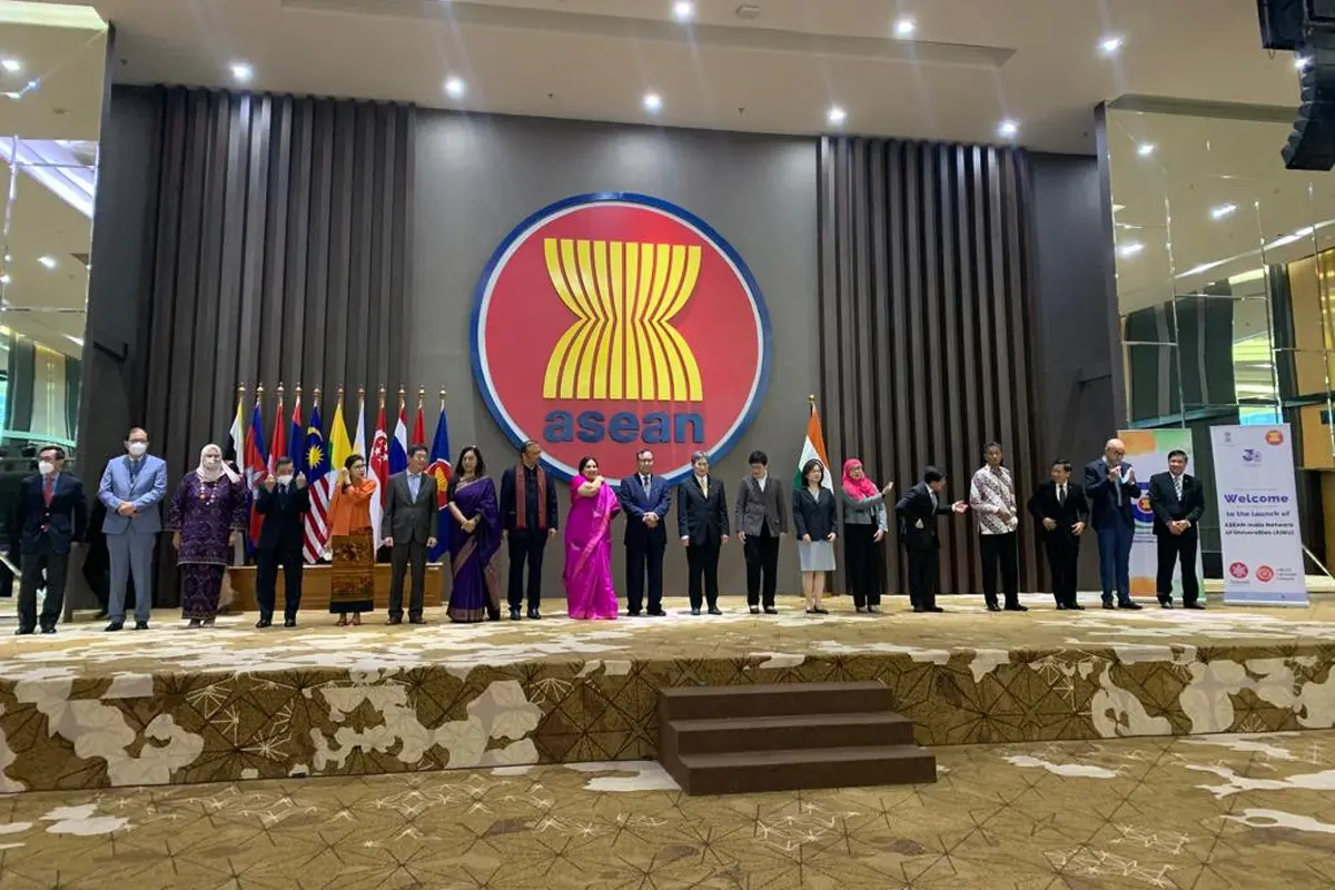 Peluncuran kerja sama pendidikan antara ASEAN dan India. (Liputan6/Benedikta Miranti)