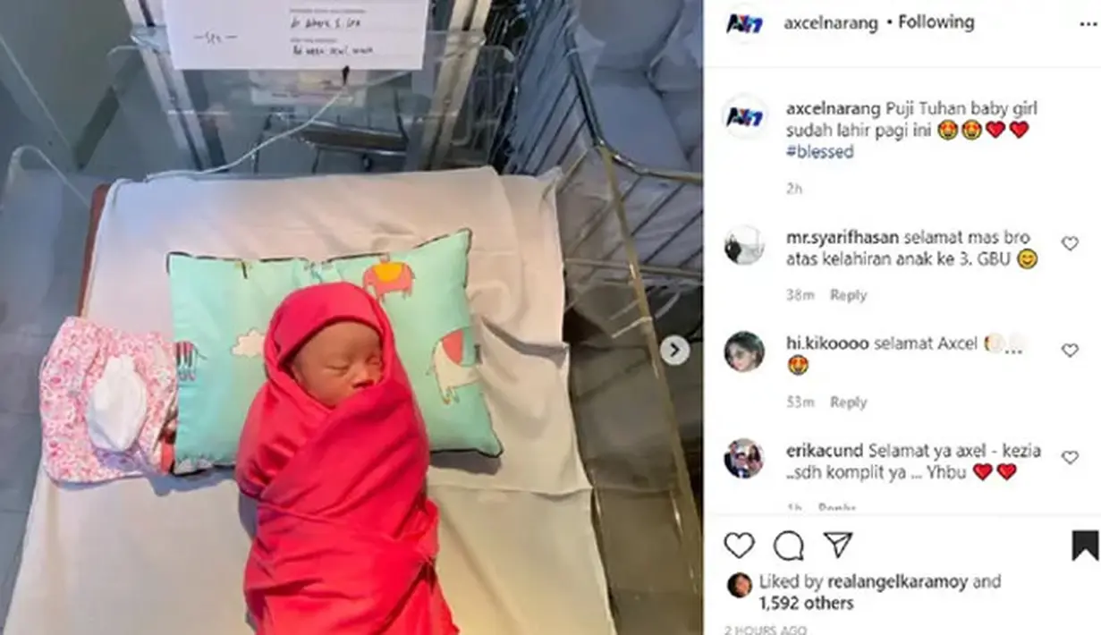 Kezia Karamoy (Instagram/Axel Narang/.Liputan6/)