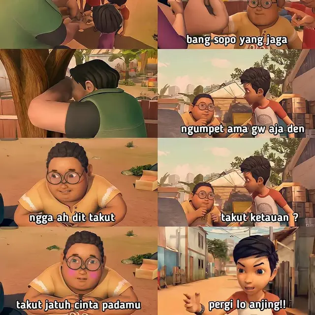 6 Meme Kartun Adit dan Sopo Jarwo Ini Kocak, Bikin Ngakak