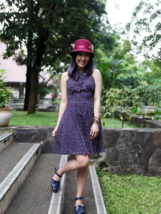 "Kebetulan namanya sama, Rasti. Di sini Karakter dia yang paling pemalu, feminin dan paling penakut. Jadi sedikit agak merepotkan teman satu gang-nya sih," kata Ardina Rasti disela-sela syuting. (Nurwahyunan/Bintang.com)