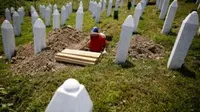 Tugu Peringatan Potocari Srebrenica. (Reuters)