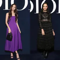 Jisoo dan Gal Gadot di Dior Paris Fashion Week, credit: Dior