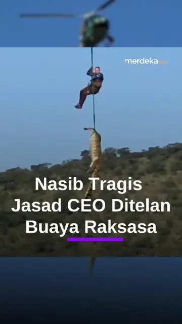 TRAGIS! Jasad CEO Ditelan Buaya Raksasa 500 Kg, Ada 6 Sepatu Ditemukan Dalam Perut