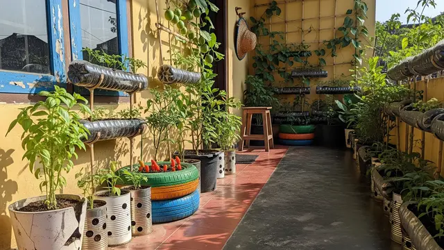 9 Inspirasi Edible Garden Buah Mini di Teras Sempit, Lahan Terbatas Jadi Kebun