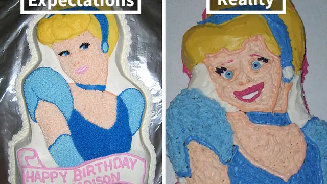 7 Potret Ekspektasi Vs Realita Kreasi Kue Ini Bikin Tepuk Jidat