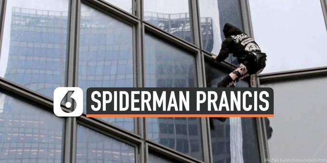 VIDEO: Spiderman Prancis Kembali Beraksi, Panjat Menara Total