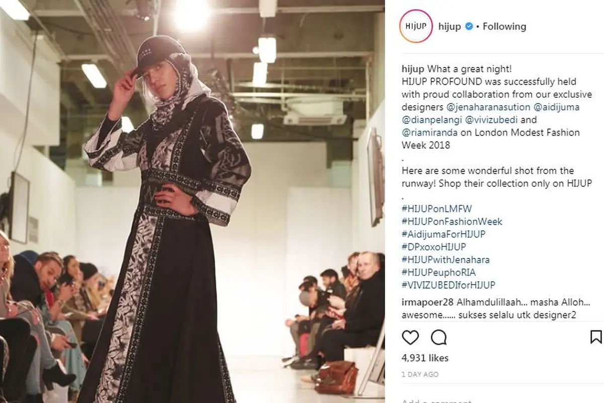 Desainer Fashion Indonesia di London