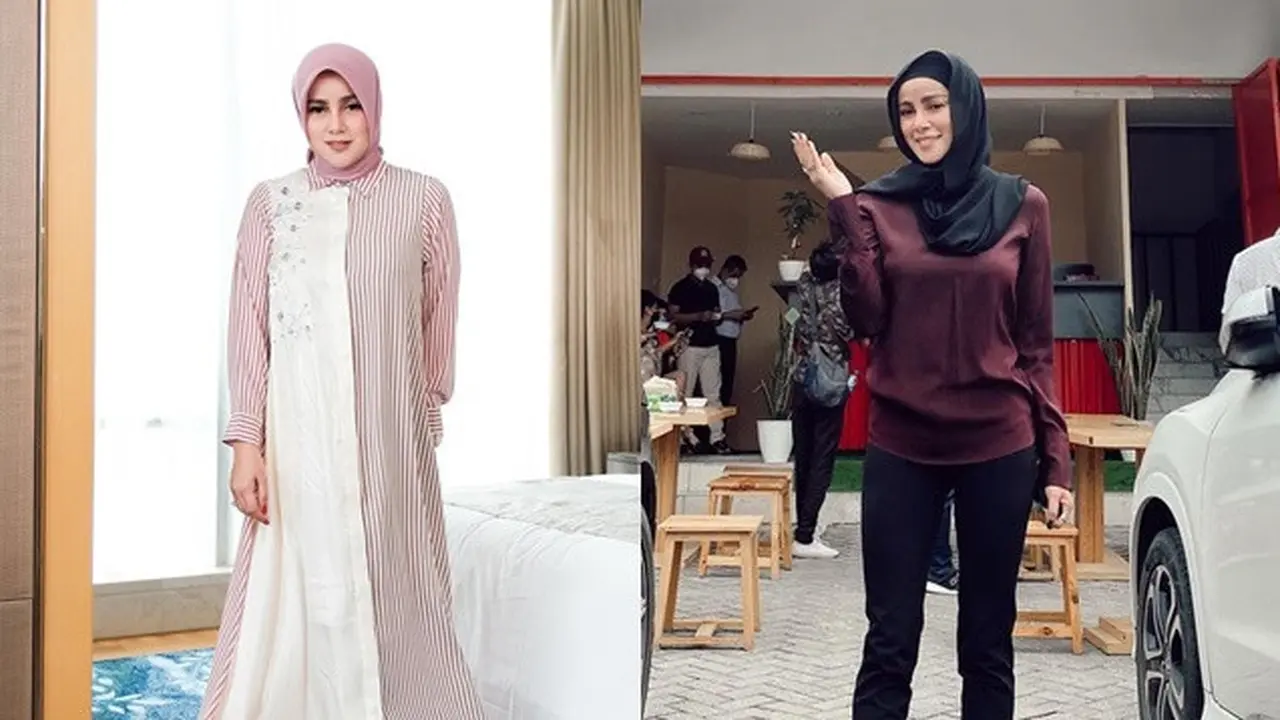 6 Potret Terbaru Olla Ramlan, Sukses Turunkan Berat Badan hingga 12 Kg