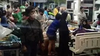 Kebakaran terjadi di Rumah Sakit Umum Hermina Depok, Jalan Siliwangi, Pancoran Mas, Kota Depok, Jawa Barat pada Sabtu (22/7/2023). Hal ini membuat para pasien dilarikan ke luar gedung.  (Foto: Dokumen Damkar Depok).