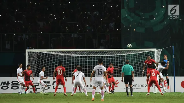 Aksi Pemain Indonesia Saat Kalahkan Hong Kong 3-1