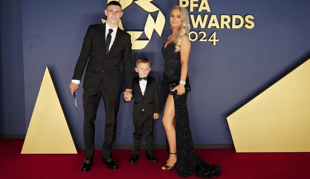 Foden juga pernah dua kali secara beruntun meraih penghargaan Pemain Muda Terbaik versi PFA yaitu pada 2020/2021 dan 2021/2022. (Peter Byrne/PA via AP)