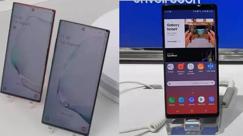 Perbedaan Samsung Galaxy Note 10 dan Galaxy Note 9
