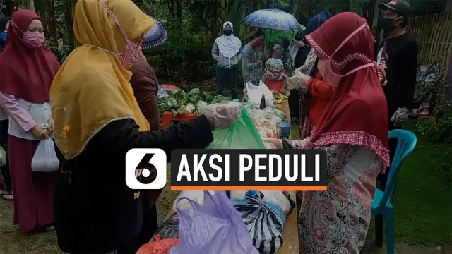 VIDEO: Covid-19 Picu Aksi Peduli Berbagi Sembako di Purbalingga
